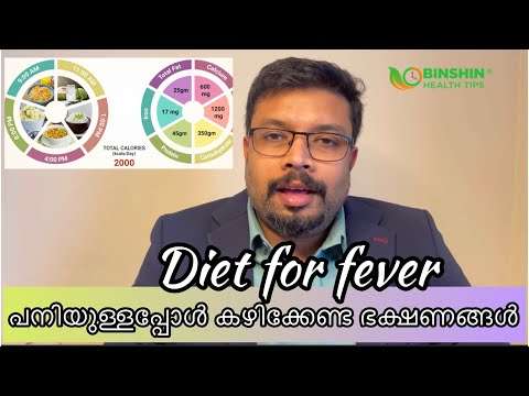 Fever Diet food menu preparation